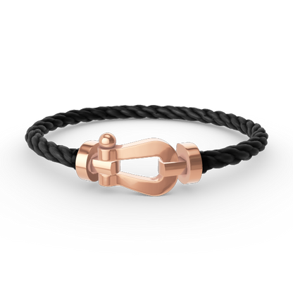 [Avelora]FORCE LARGE HORSESHOE BRACELET - ROSE GOLD