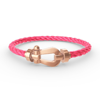 [Avelora]FORCE LARGE HORSESHOE BRACELET - ROSE GOLD