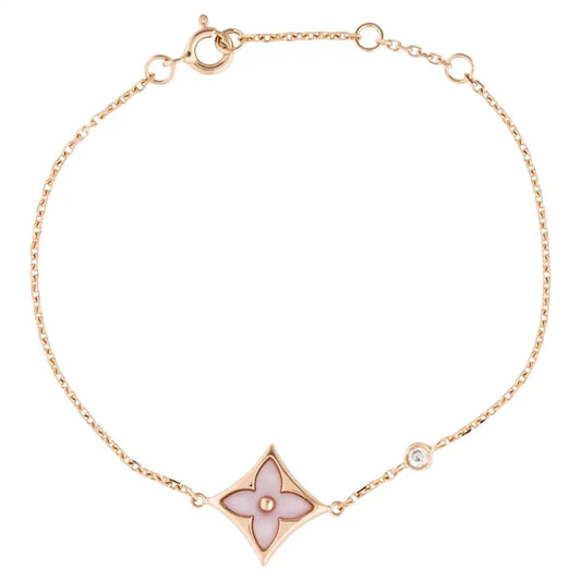[Avelora]STAR 1 DIAMOND ROSE GOLD BRACELET