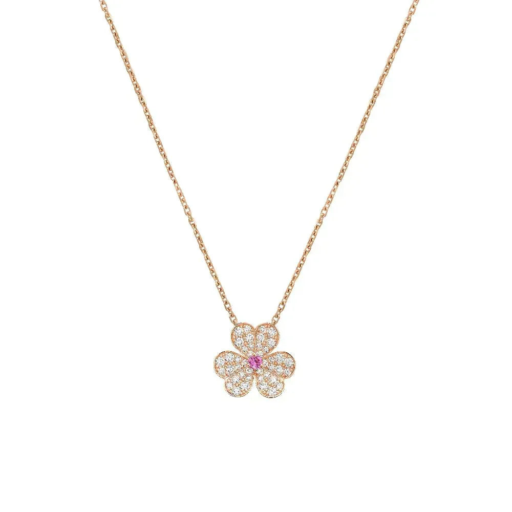 [Avelora]PAVÉ DIAMOND BUTTERFLY CHARM NECKLACE