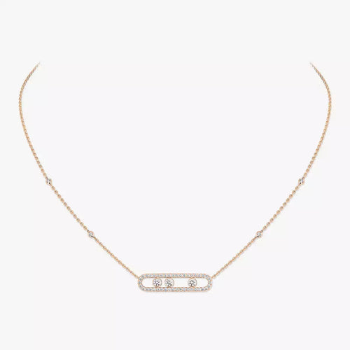 [Avelora]MOVE PAVÉ FULL DIAMOND NECKLACE