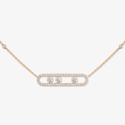 [Avelora]MOVE PAVÉ FULL DIAMOND NECKLACE