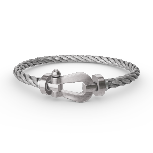 [Avelora]FORCE LARGE HORSESHOE BRACELET - WHITE GOLD