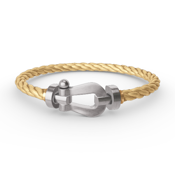 [Avelora]FORCE LARGE HORSESHOE BRACELET - WHITE GOLD
