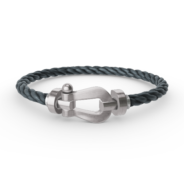 [Avelora]FORCE LARGE HORSESHOE BRACELET - WHITE GOLD