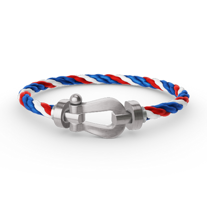 [Avelora]FORCE LARGE HORSESHOE BRACELET - WHITE GOLD