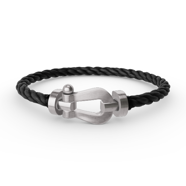 [Avelora]FORCE LARGE HORSESHOE BRACELET - WHITE GOLD